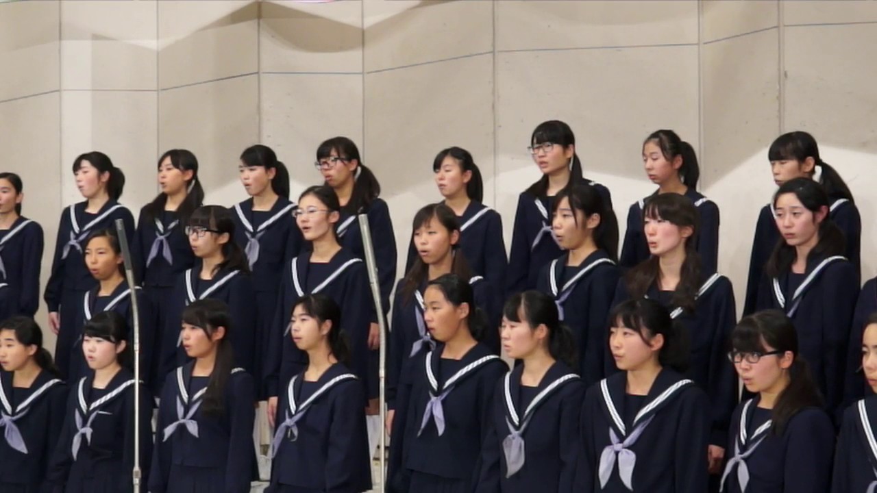 名古屋市立滝ノ水中学校　アポリネールの詩による四つの無伴奏小品集「白鳥」から　露営のともしび　作詞：Ｇ・アポリネール　訳詞：堀口大學　作曲：高嶋みどり