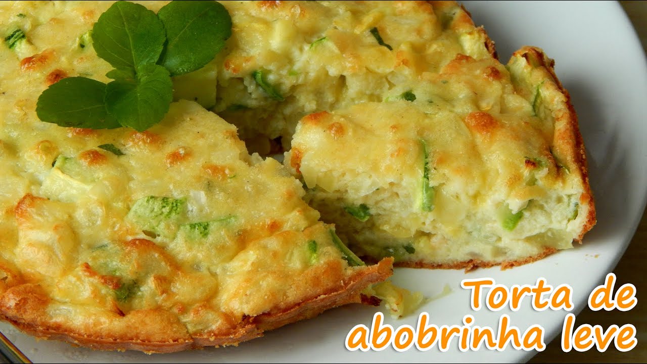 Torta de abobrinha fácil - RECEITA SEM CARNE