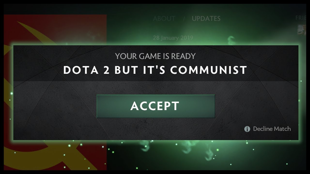 Dota 2, но с коммунистическими элементами