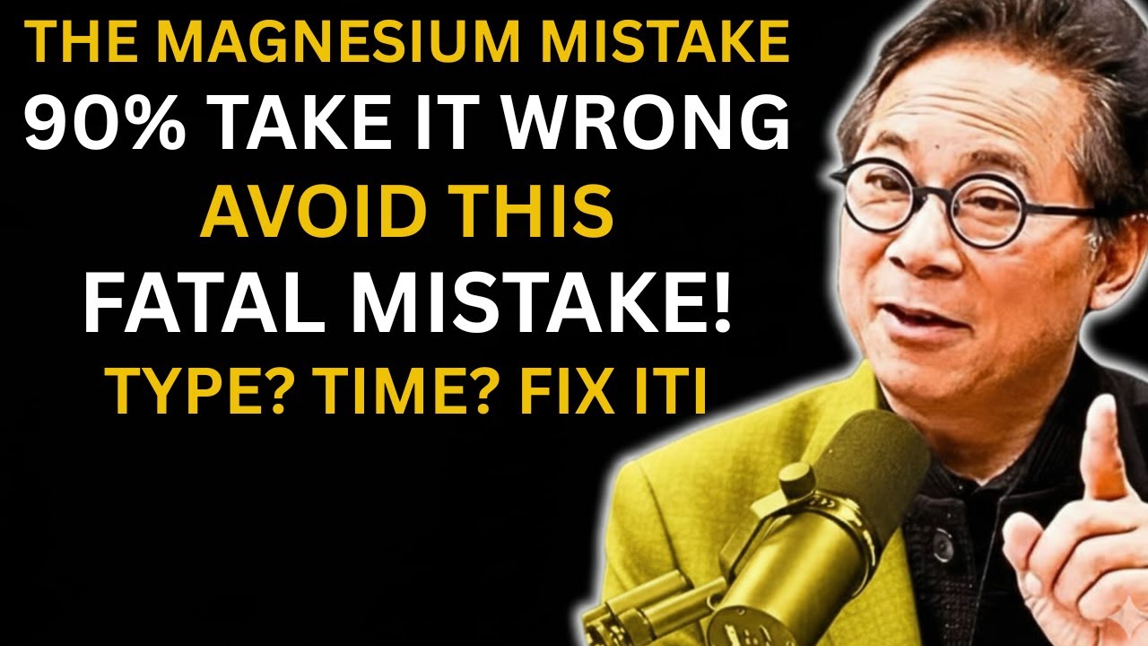 The Magnesium Mistake 90% of People Take It Wrong (Type, Timing and Dosage)