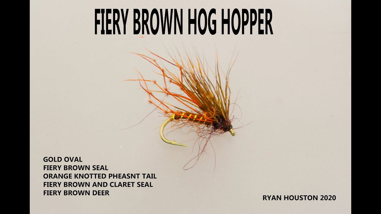 TYING THE FIERY BROWN HOG HOPPER WITH RYAN HOUSTON
