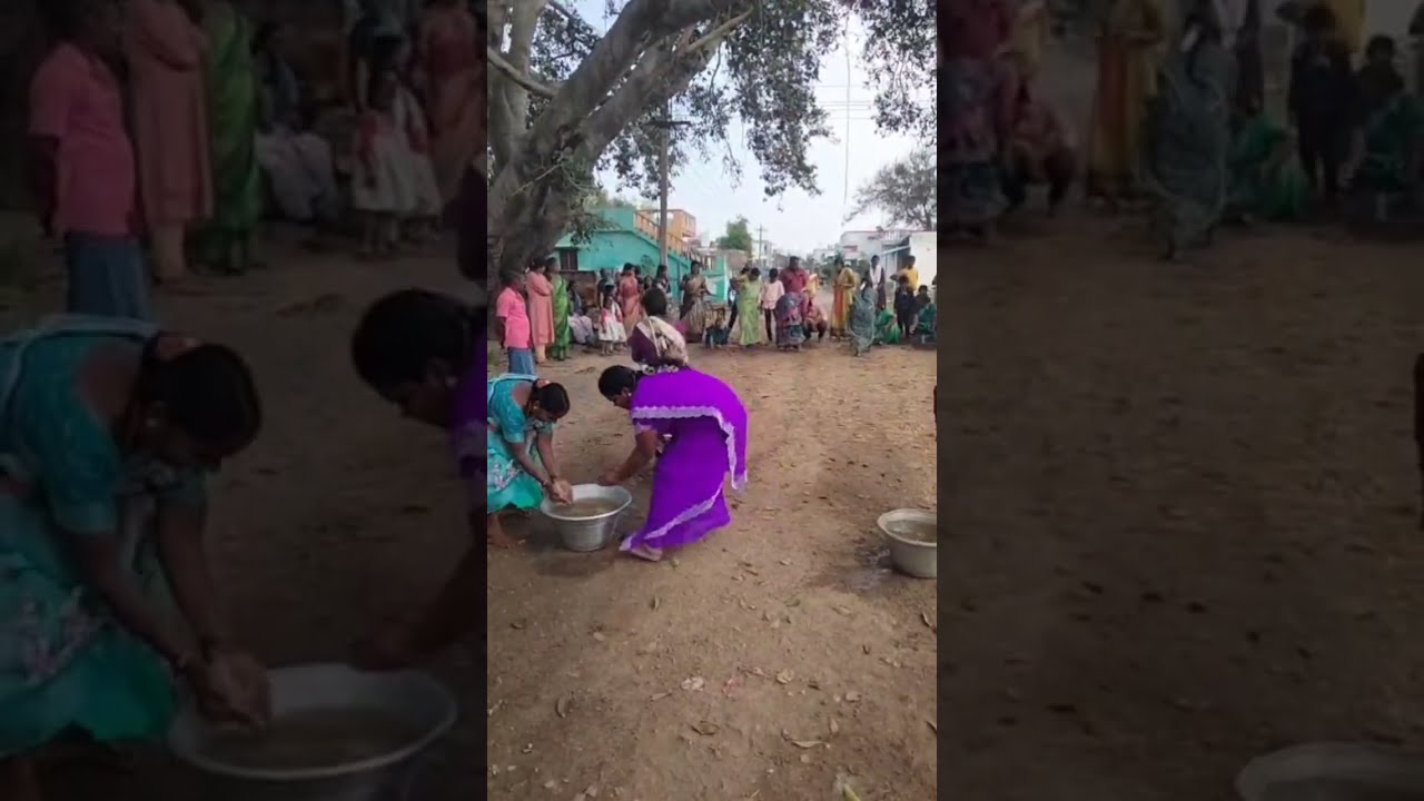 Water bottle failing  மண்வாசனை பொங்கல் – பாரம்பரிய விளையாட்டு போட்டிகள்#pongal #pongalgame 