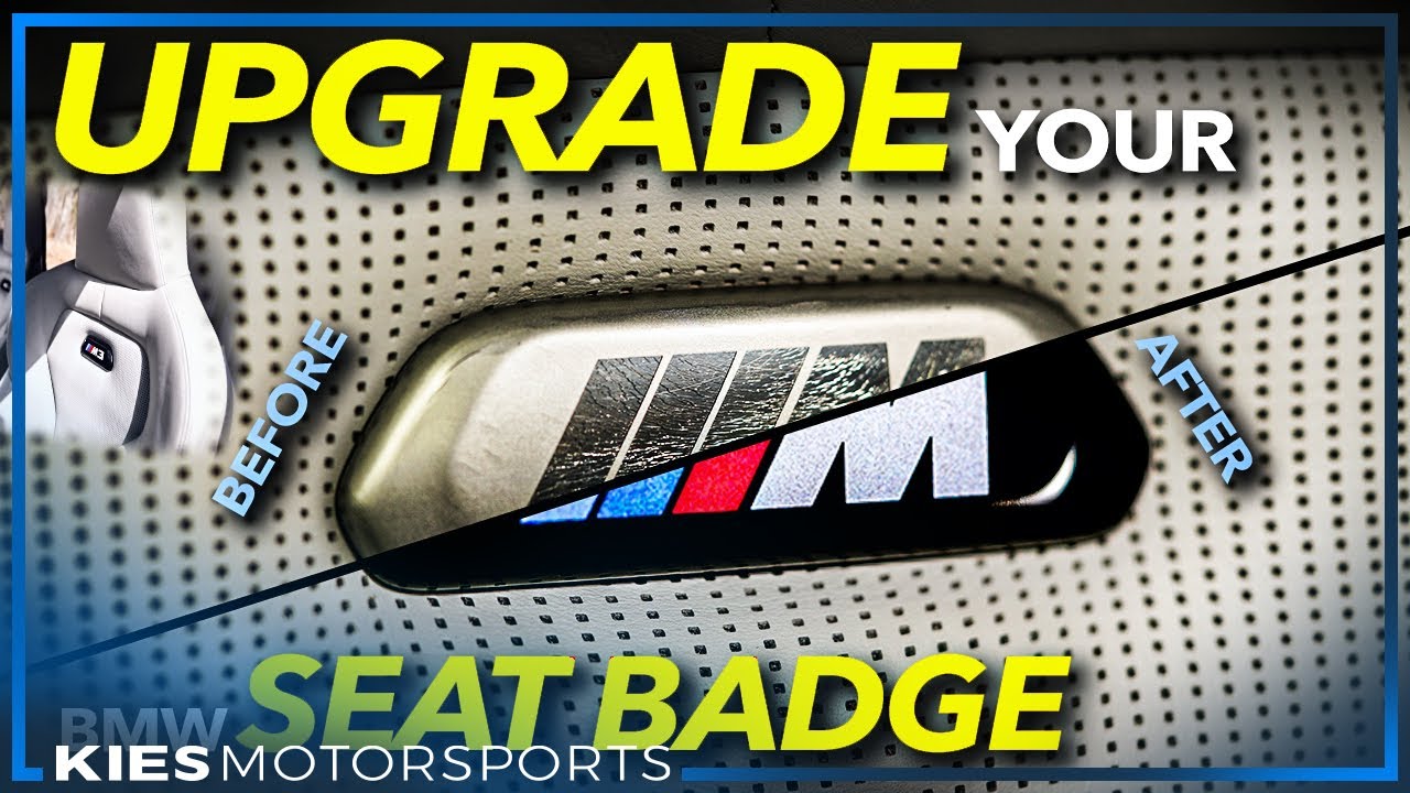 How to replace F80 M3 and F82 M4 Seat Emblems!