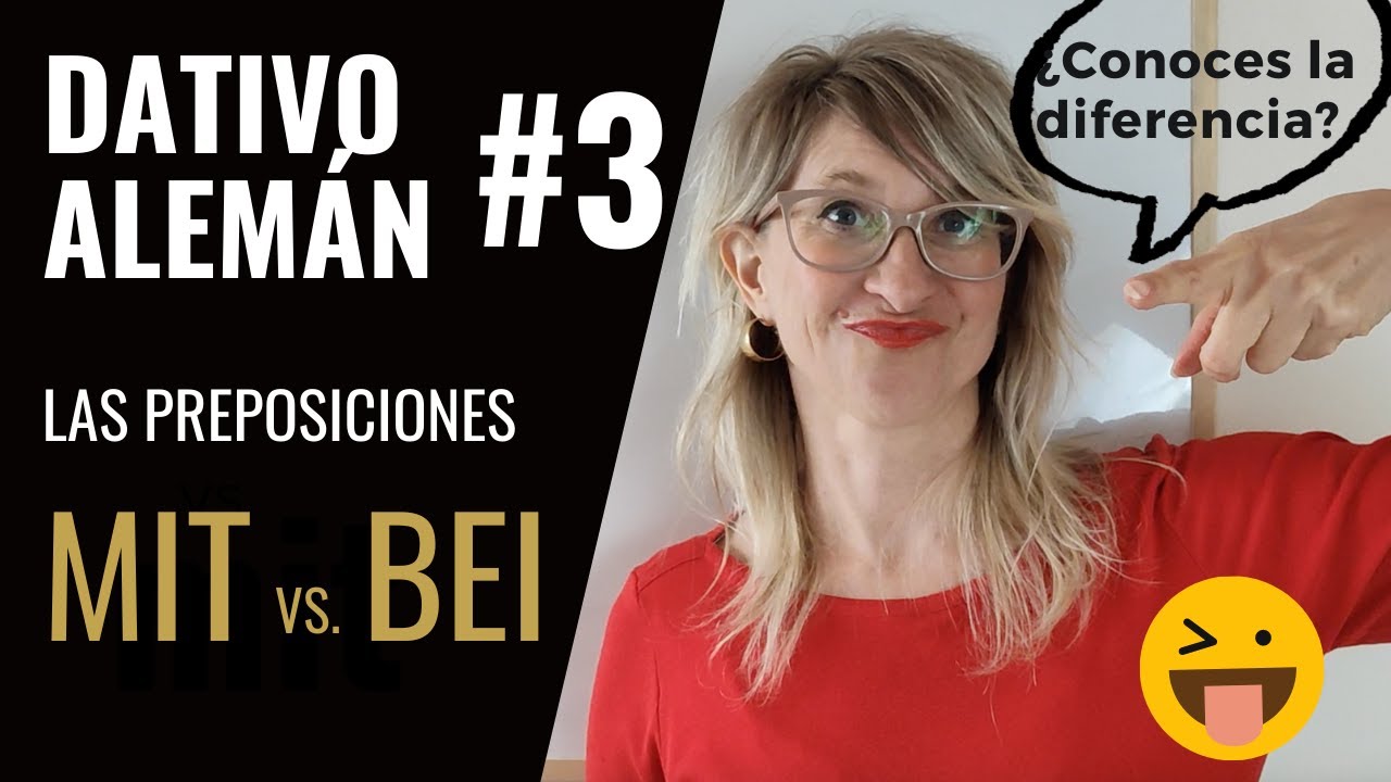 MIT vs. BEI  🔴   Explicación de Preposiciones con Dativo en Alemán