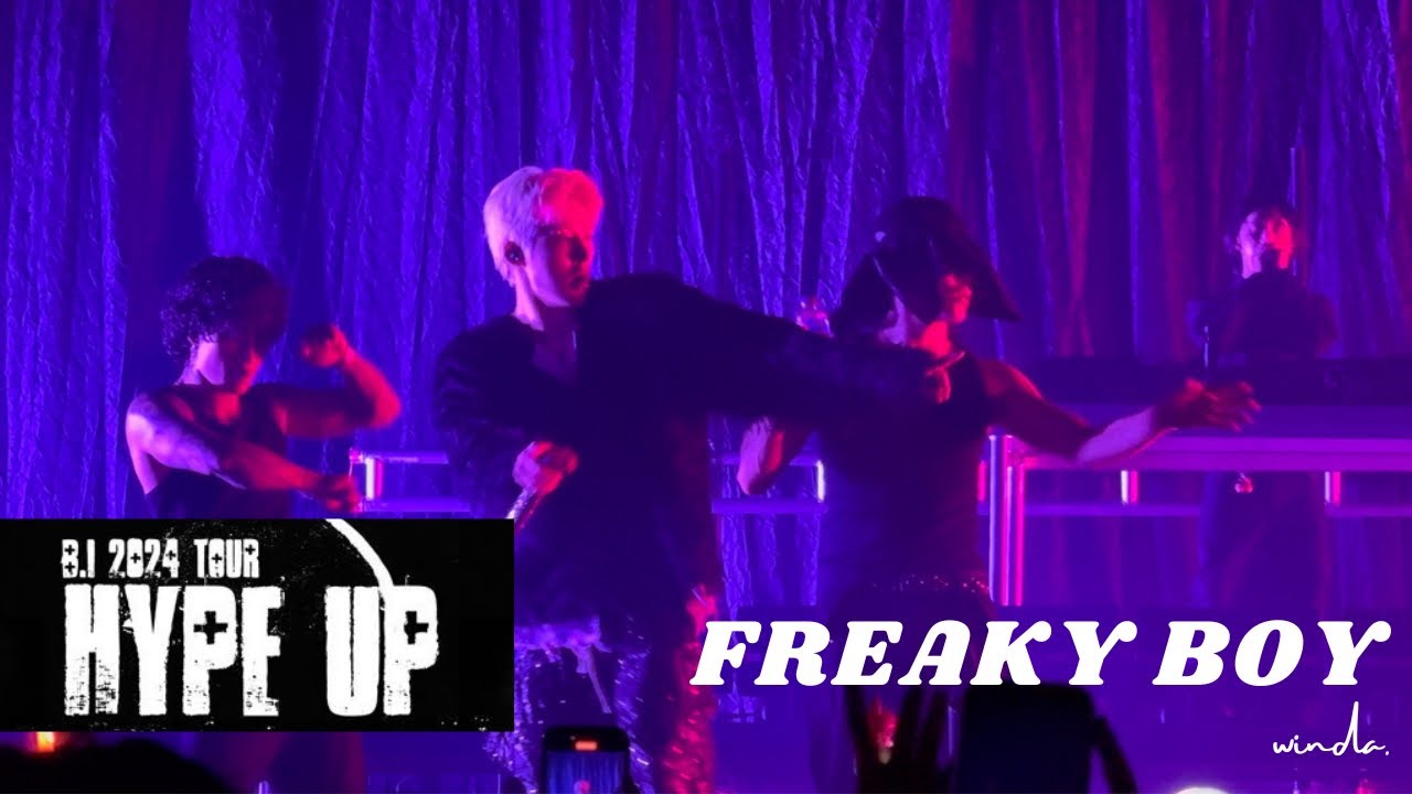 04.10.2024— FREAKY BOY | B.I HYPE UP TOUR IN LONDON #hanbin #solo