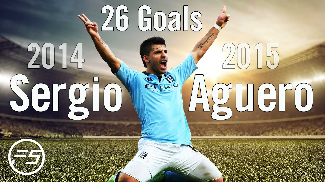 Sergio Aguero ● 26 Goals for Manchester City● 2014-2015 ● HD