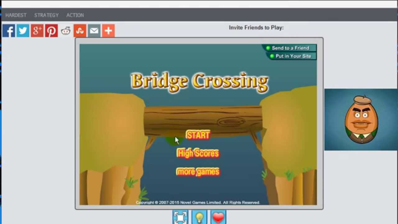 Bridge Crossing IQ Logic Game - Can You Solve in 30 Seconds?