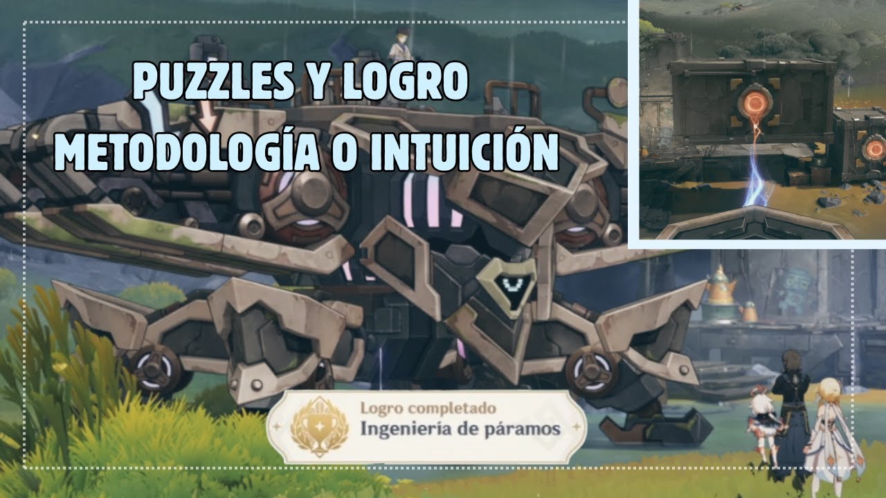 Metodología o intuición / Puzzle +Logro oculto/ Genshin Impact