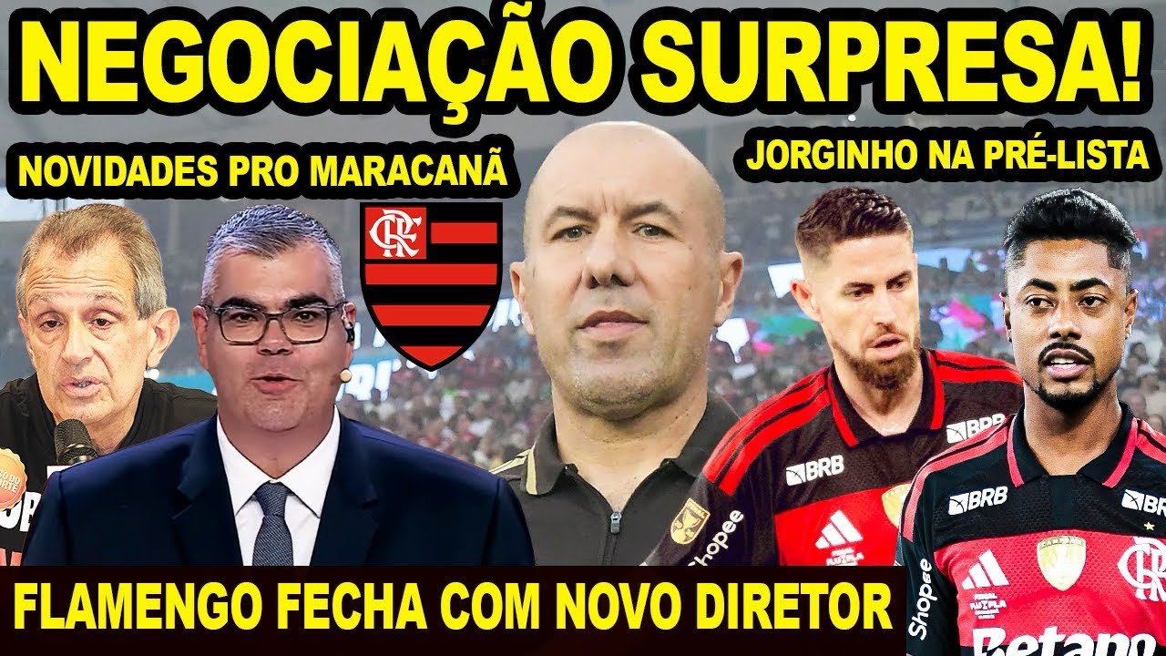 CONTRATAÇÃO FECHADA! FLAMENGO ACERTA NEGÓCIO SURPRESA! JORGINHO NA PRÉ-LISTA! BRUNO HENRIQUE! E+
