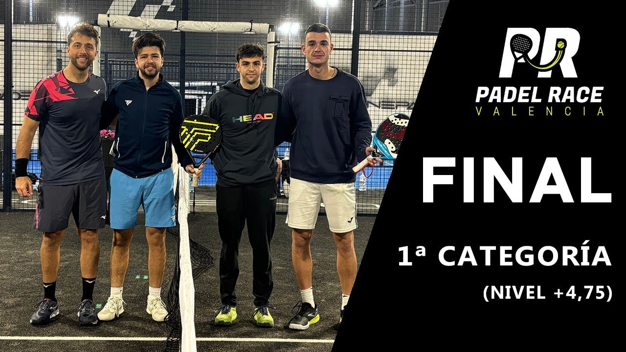 Final PADEL RACE 1ª Categoría 10/01/2026 Mike Morales/Ricky Martínez VS P.Villaroya y C. Gimeno