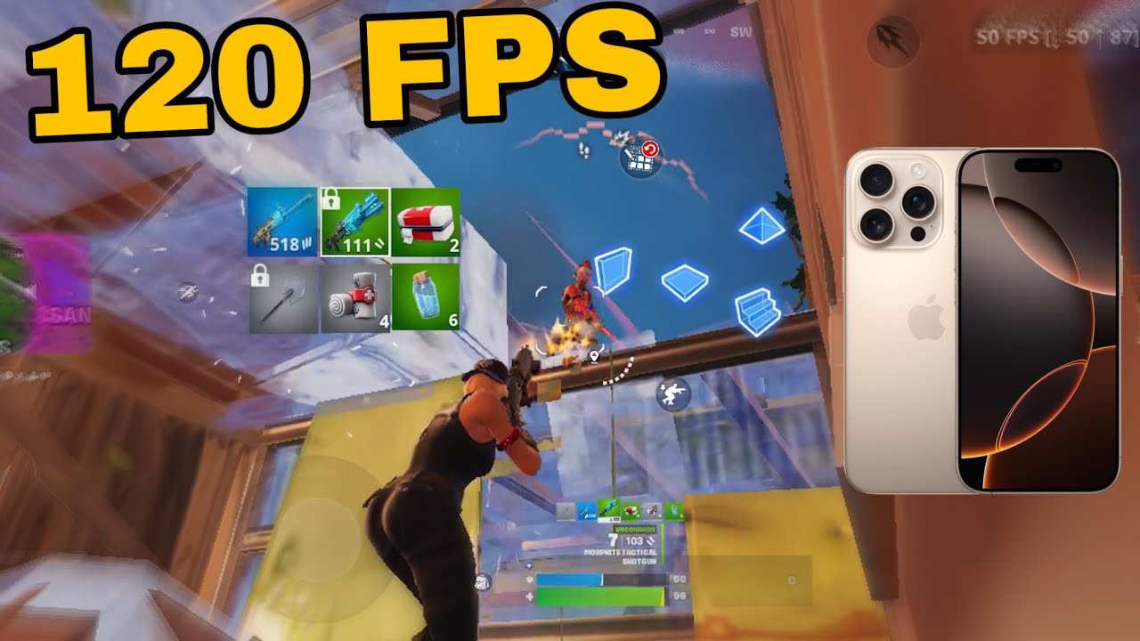 iPhone 16 Pro 120 Fps Fortnite Mobile Gameplay *The Dumbest Death On Elite Rank | Road To Unreal*