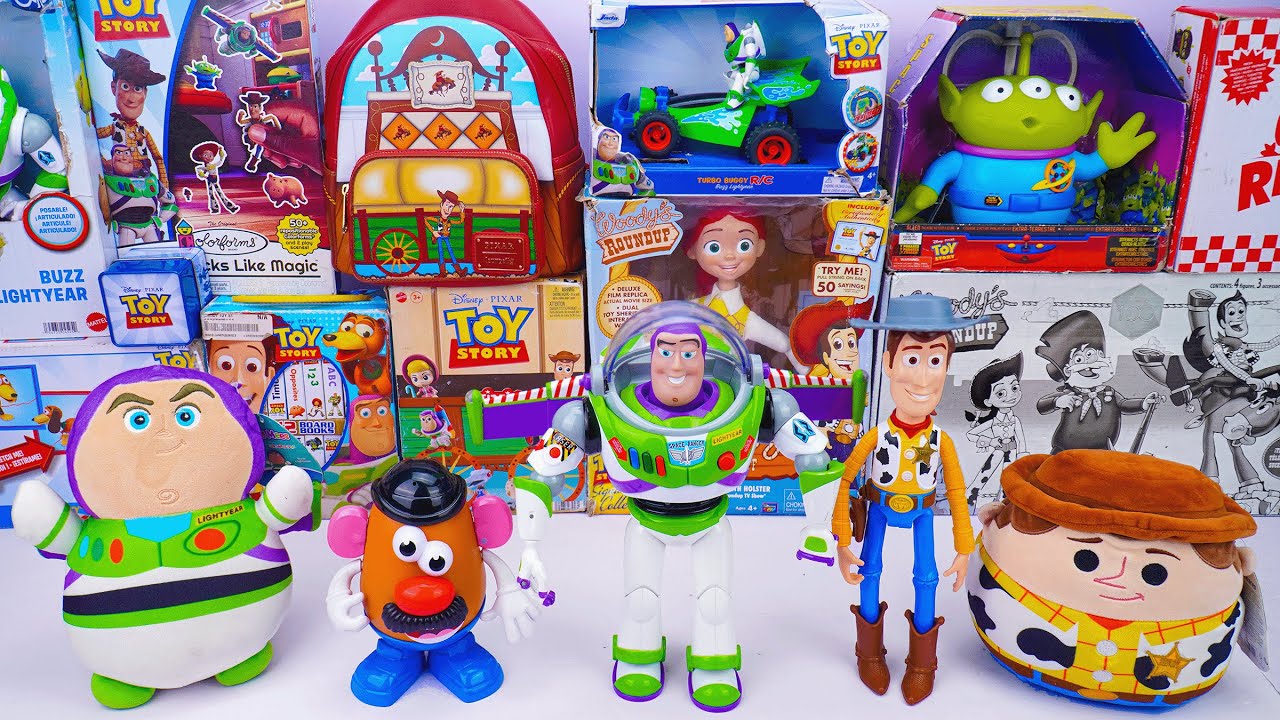 Unboxing Disney Pixar Toy Story toy collection ASMR | Mr. Potato Head & Buzz Lightyear & Woody