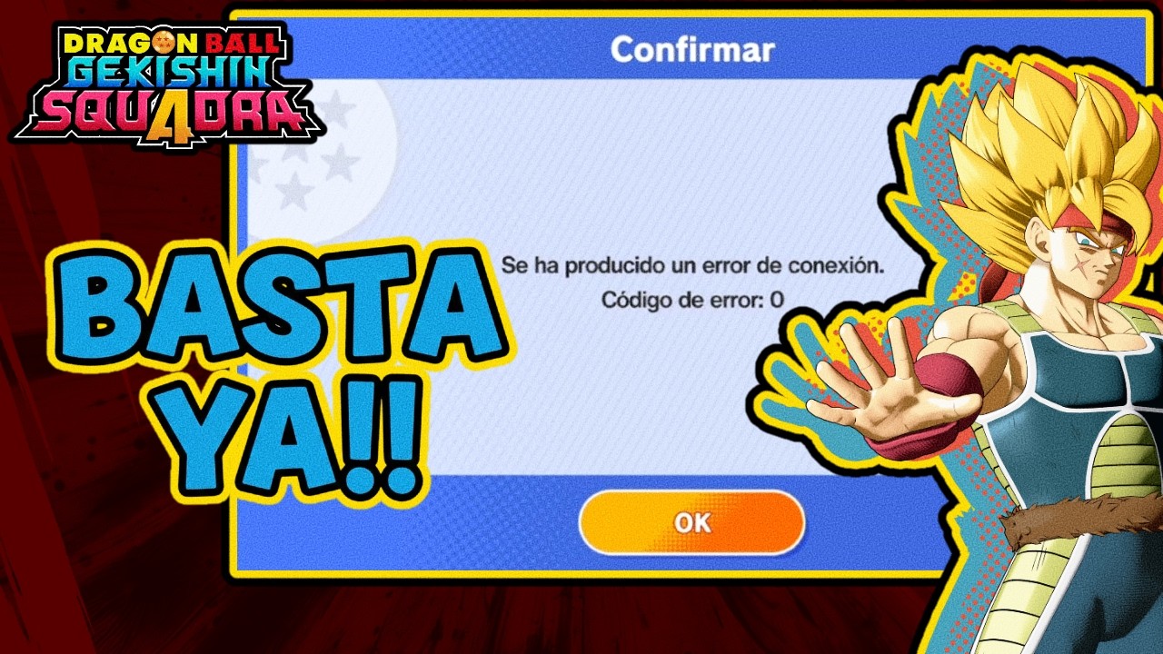 BASTA YA: El ERROR 0 está rompiendo Dragon Ball Gekishin Squadra