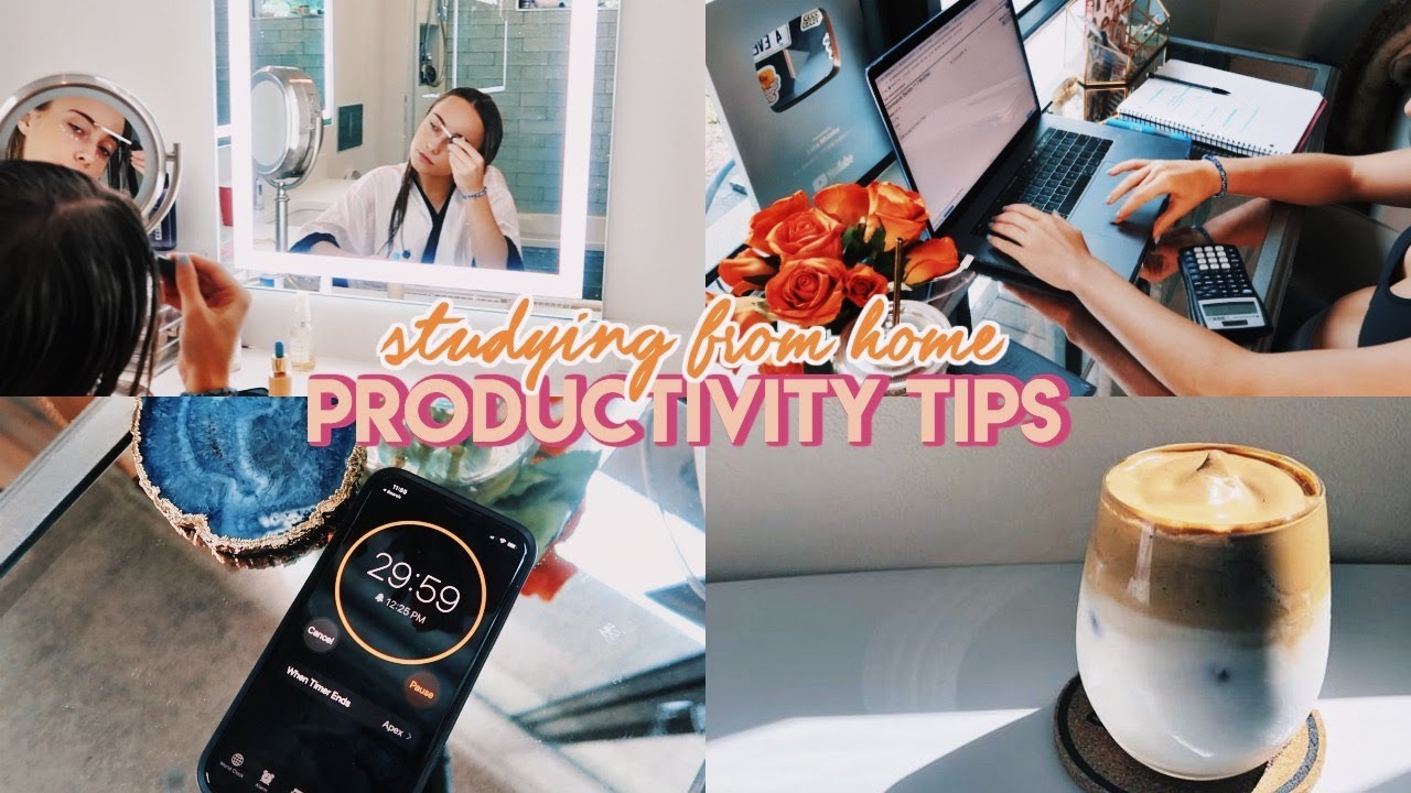tips for studying from home productively!