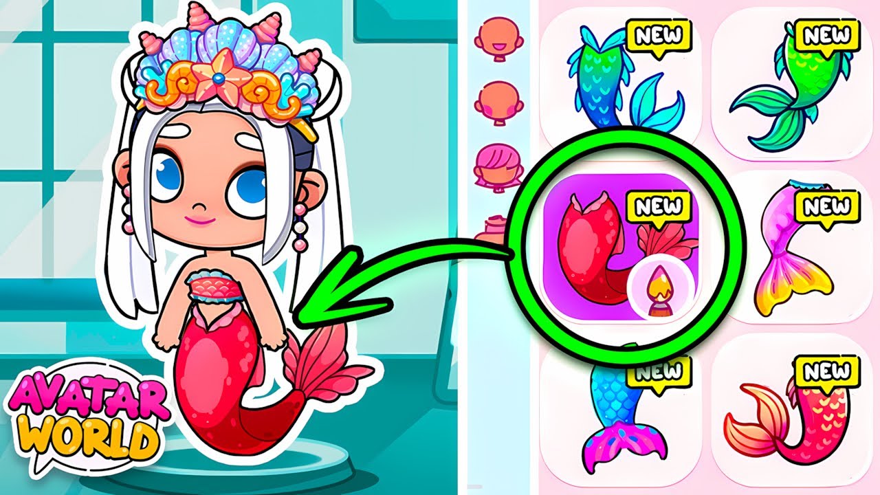 NEW! 😱🧜‍♀️ MERMAID CREATOR? NEW SECRETS AND BUGS IN AVATAR WORLD