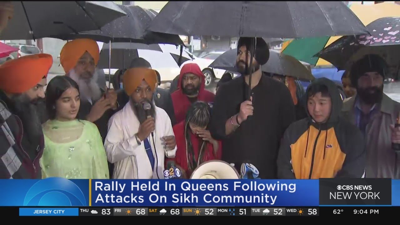 Rally held in Queens following attacks on Sikh community