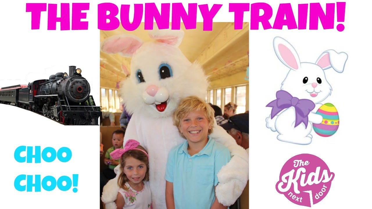 THE BUNNY TRAIN! | SAN DIEGO PACIFIC SOUTHWEST RAILWAY MUSEUM | THE KIDS NEXT DOOR