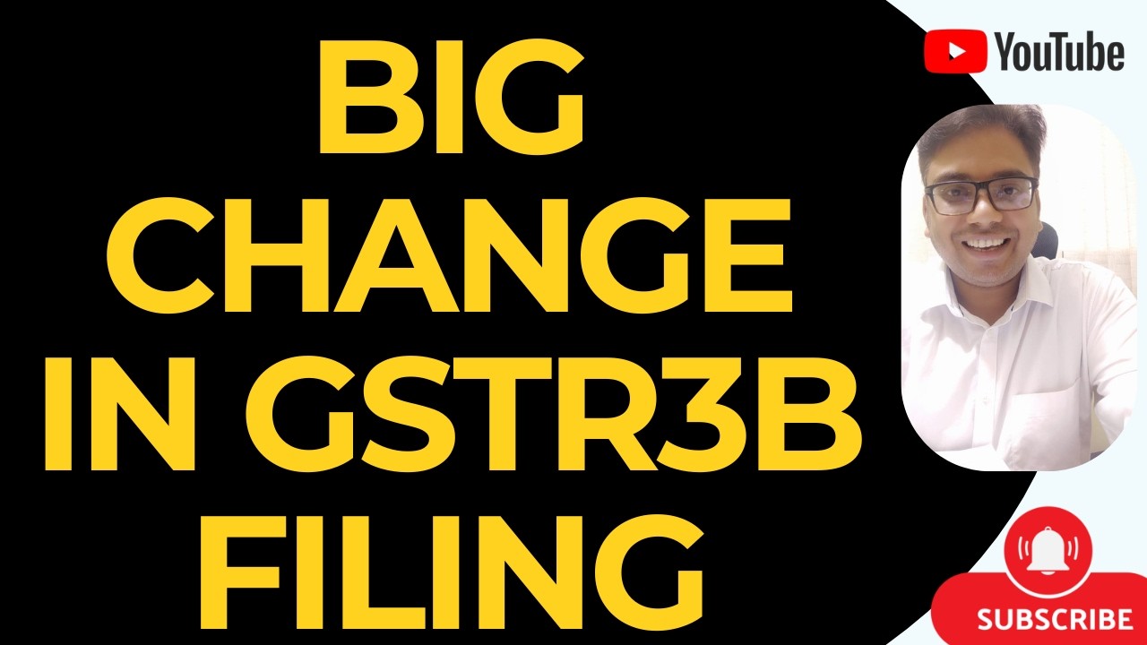 GST RETURN BIG CHANGE | GSTR3B FILING BIG UPDATE IN IMS