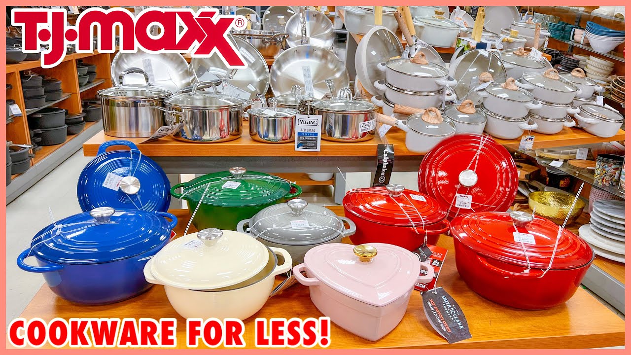 🔴TJ MAXX COOKWARE POTS & PANS FOR LESS‼️TJMAXX SHOP WITH ME❤︎
