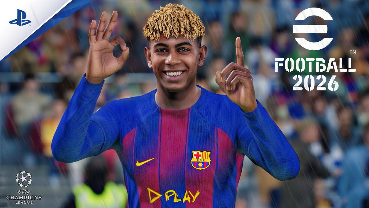 eFootball 2026 (PS5 PRO) 4K | BARCELONA vs. PSG | Update Gameplay 
