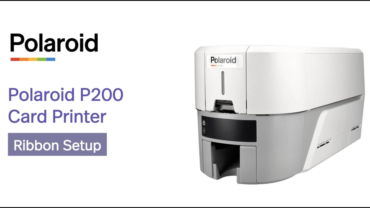 Polaroid P200 Card Printer &ndash; How to Change Ribbon | Step-by-Step Tutorial
