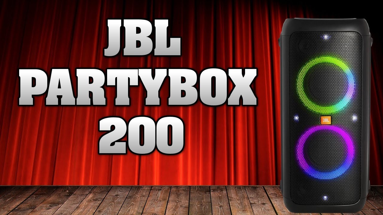 JBL PARTYBOX 200 - czyli bliźniak PARTYBOXA 300 bez baterii | test, recenzja, review