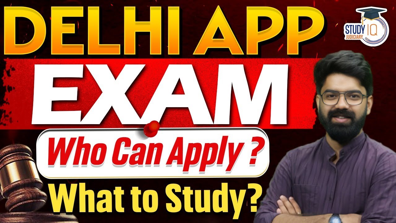 DELHI APP EXAM | Who Can Apply? | What to Study? By Amit Sir