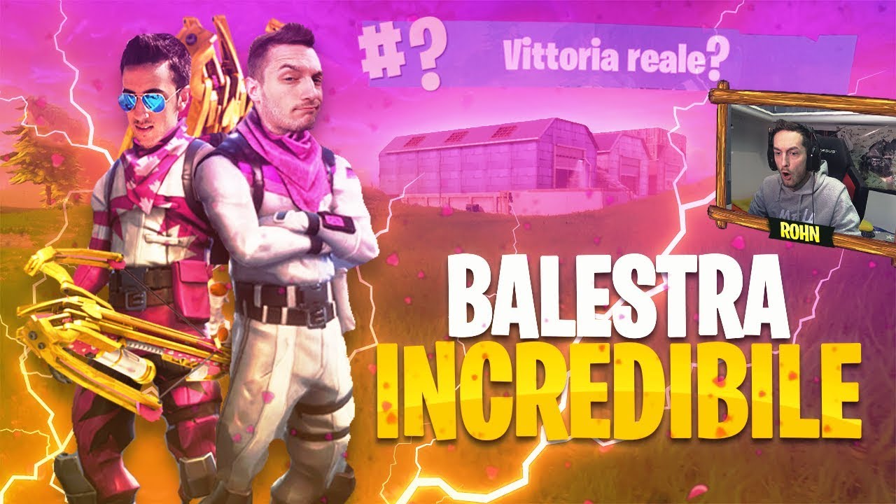 KILL INCREDIBILE DI BALESTRA! - ASSALTO AL SUPER-FORTINO [Fortnite Battle Royale DUO]