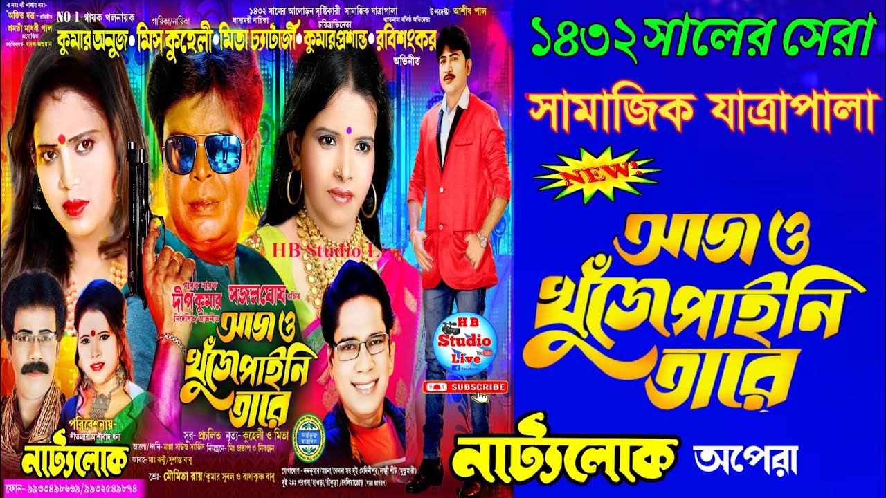 আজও খুঁজে পাইনি তারে | Aajo Khuje Paini Tare | #Jatra | Nattyaloke Opera |@HB_Studio_Live