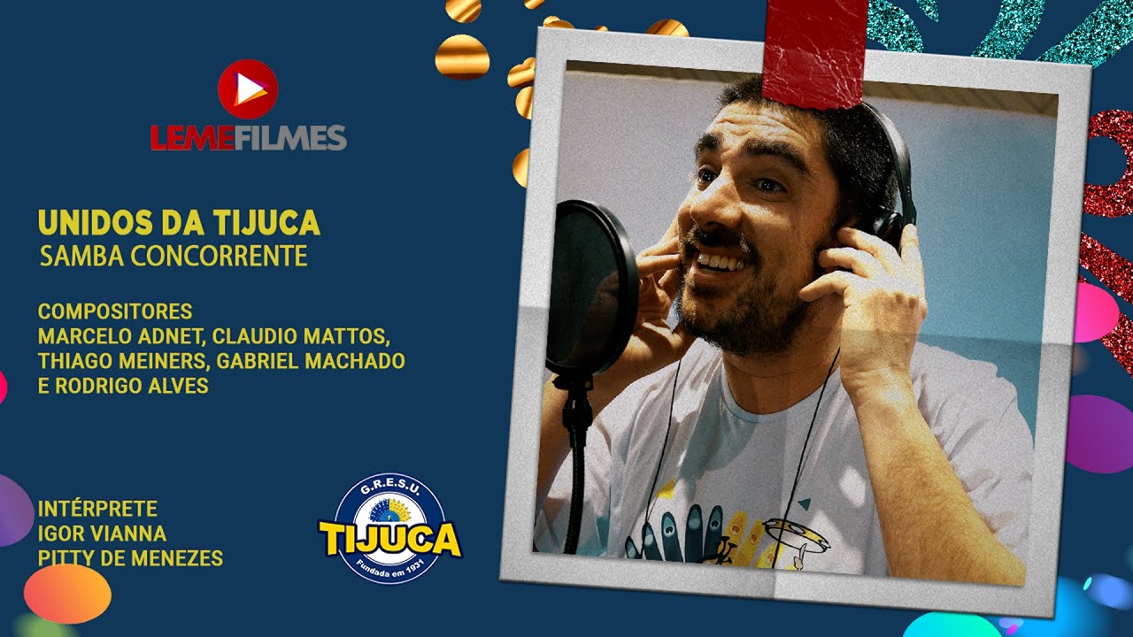 Unidos da Tijuca 2023(CLIPE) -  Marcelo Adnet, Claudinho, Meiners, Gabriel Machado e Rodrigo Alves