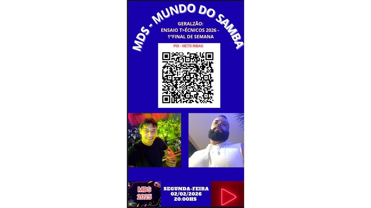 MDS CARNAVAL 2026 - GERALZÃO: ENSAIOS TÉCNICOS - 1° FINAL DE SEMANA - NETO RIBAS!