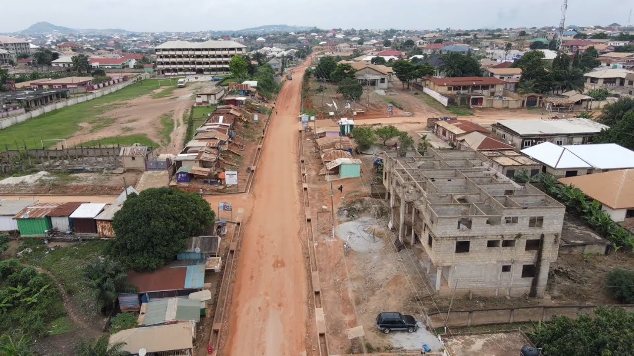 Meduma Inner Roads Project Update in Kwabre East Municipality of the Ashanti Region.
