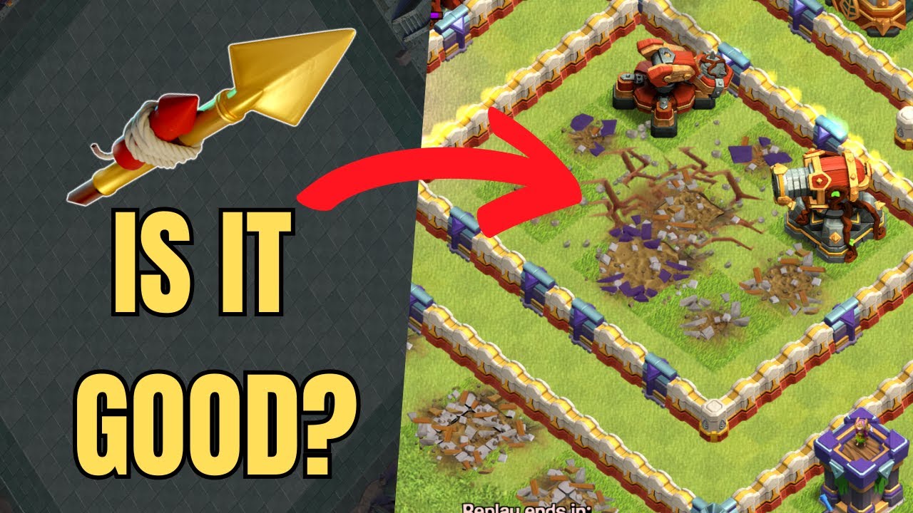 I upgraded the ROCKET SPEAR to level 23 to find out if it's good - Legends League.