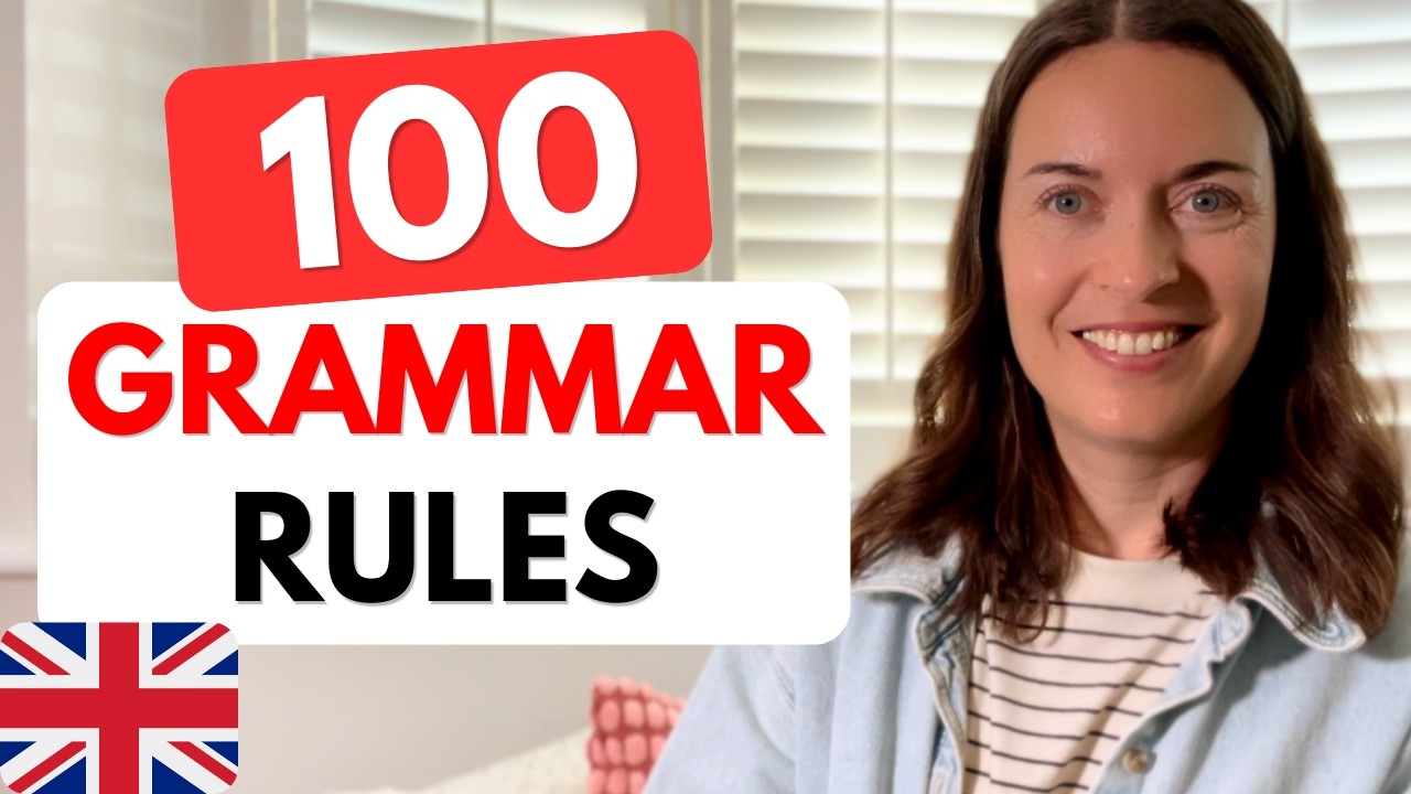 100 Grammar Rules for Daily Conversations | English Grammar MASTERCLASS
