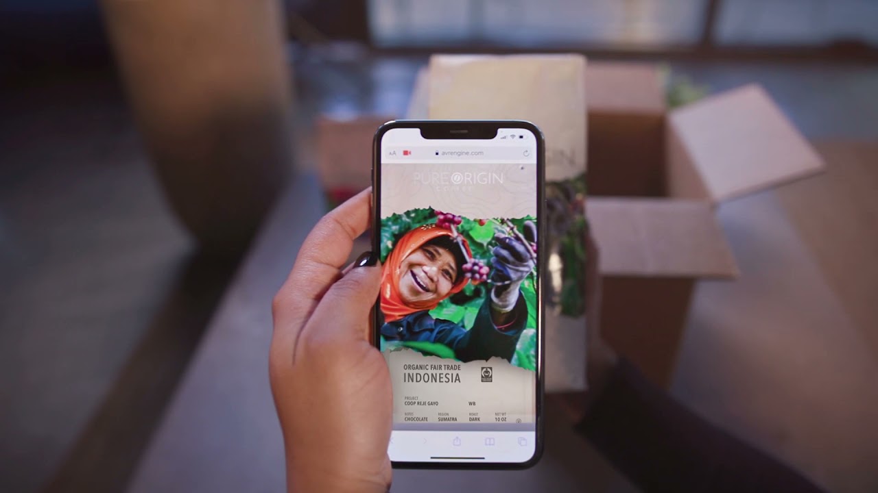 How to meet your coffee farmer - Augmented Reality (AR) Technology