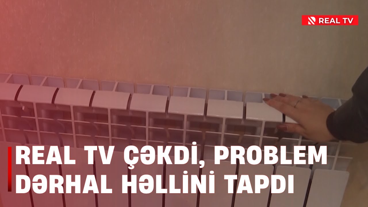 REAL TV &ccedil;əkdi, problem dərhal həllini tapdı