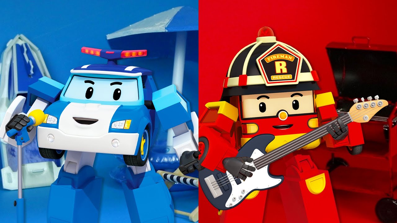 Robocar POLI Renkli Bölümler│Renkleri Öğrenin│Dört Renkli Oyun Evi│Robocar POLI çizgi film