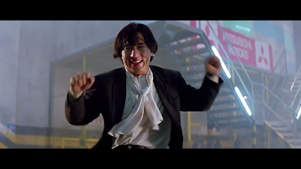 Twin Dragons(1992) || Garage Fight || 1080p