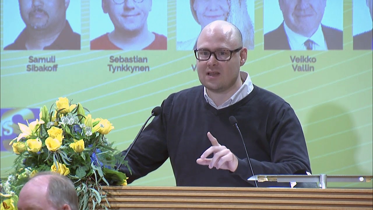 Perussuomalaisten puoluevaltuusto 11.5.2019 - Simo Gr&ouml;nroos