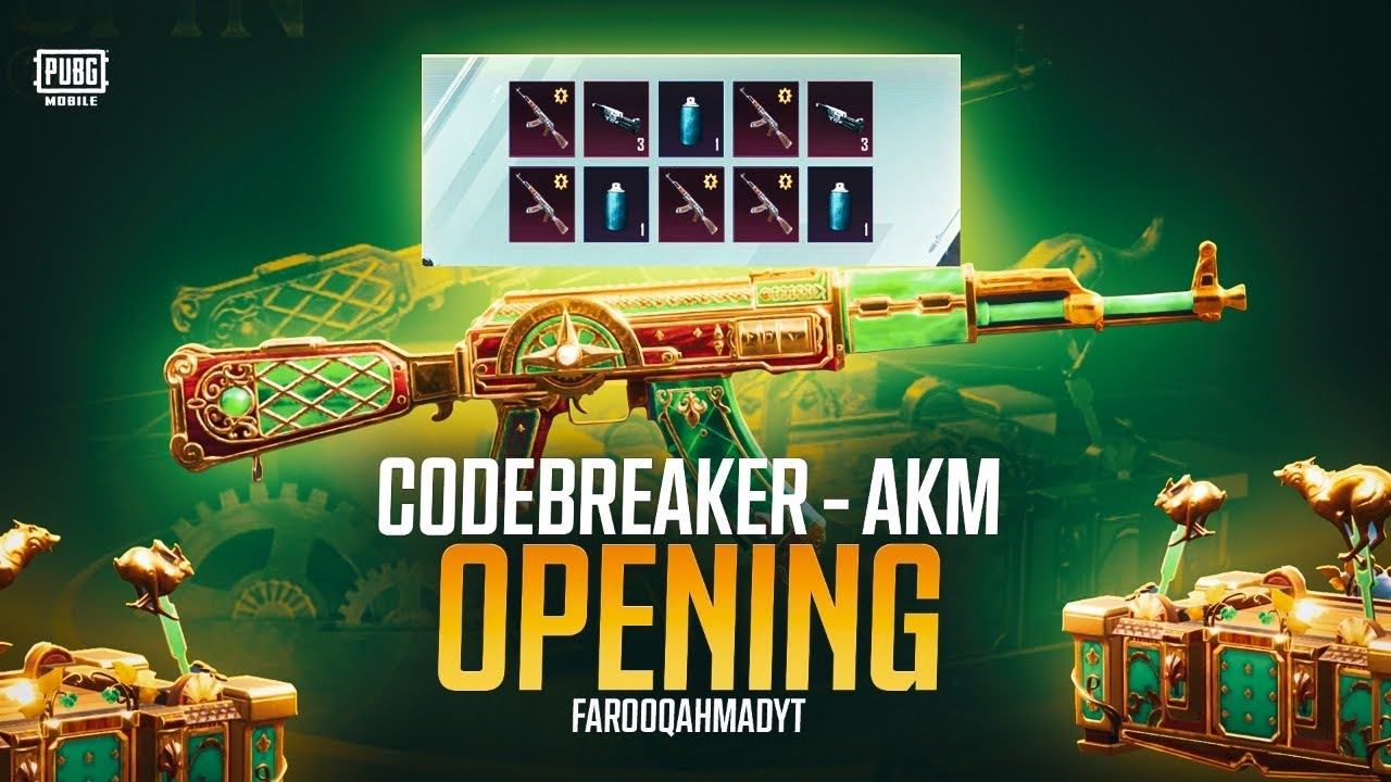 Luckiest Codebreaker AKM Upgraded Spin | RP Giveaway |🔥 PUBG MOBILE🔥