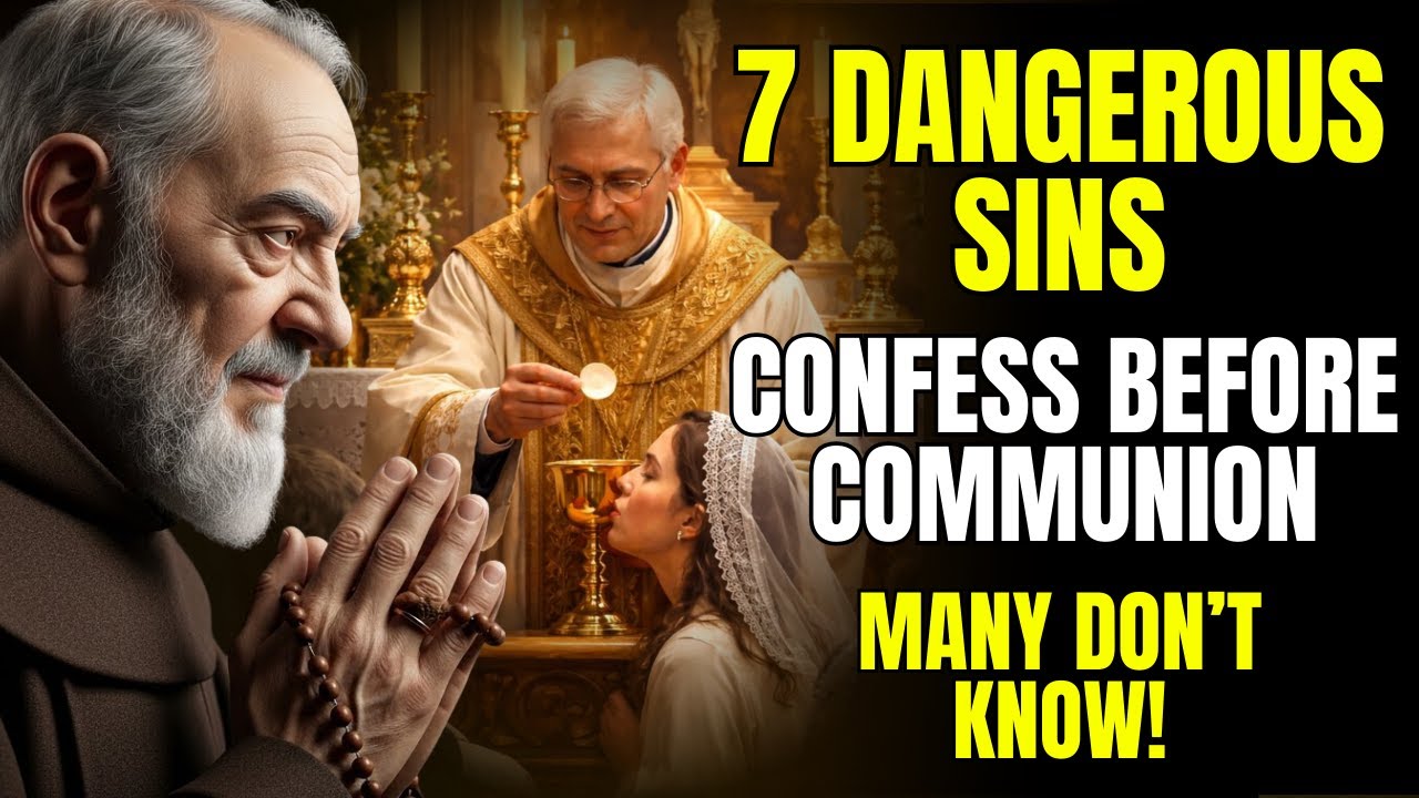 Do Not Ignore This Warning: Padre Pio Points Out 7 Sins Before Communion – Confess Now!