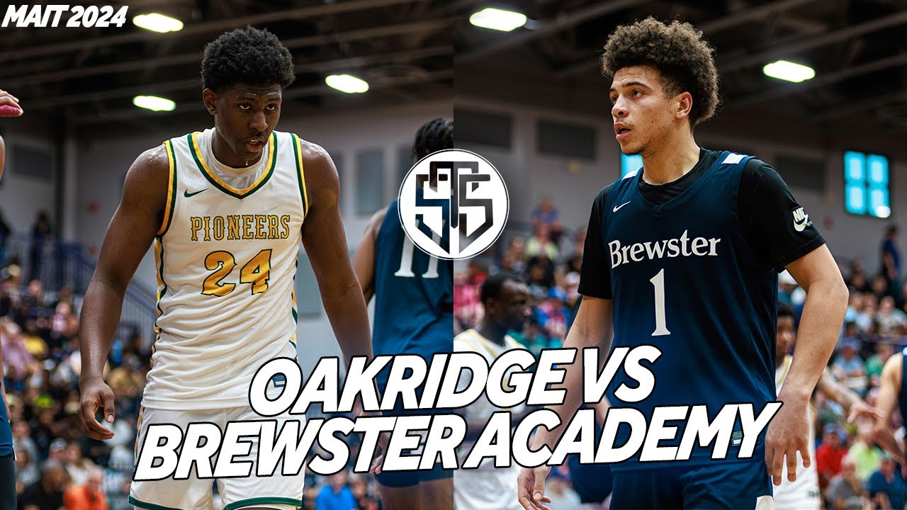 Oakridge High vs Brewster Academy - MAIT 2024 Showdown: Tyler Johnson & Elijah Crawford GO AT IT! 🔥