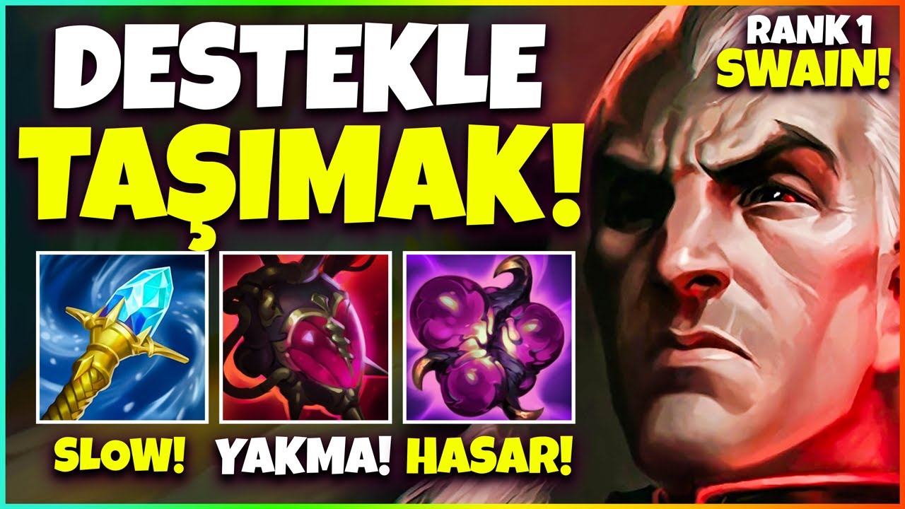 AYLARDIR BEKLEDİĞİNİZ DESTEK SWAİN! | D&Uuml;NYA SWAİN 1. Sİ SUPPORT! | Pace LoL