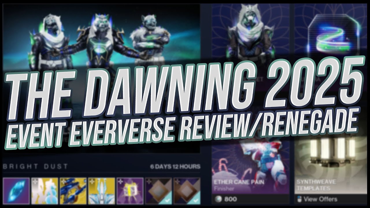 Обзор вселенной Destiny 2: The Dawning 2025 | Renegades