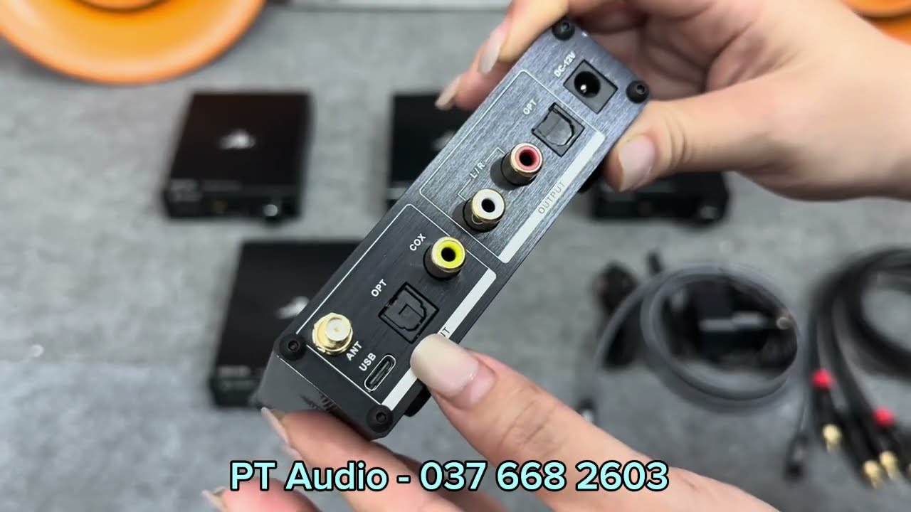 DAC JNET DA800 Giải Mã 32bit/384kHz - Có Cổng OPTICAL OUT, Tích Hợp LDAC/DSD