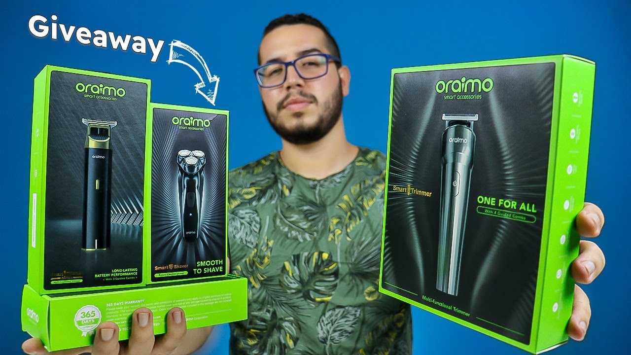 Oraimo Smart Trimmer + Giveaway - ماكينات حلاقة من اورايمو بأقل من 250 درهم