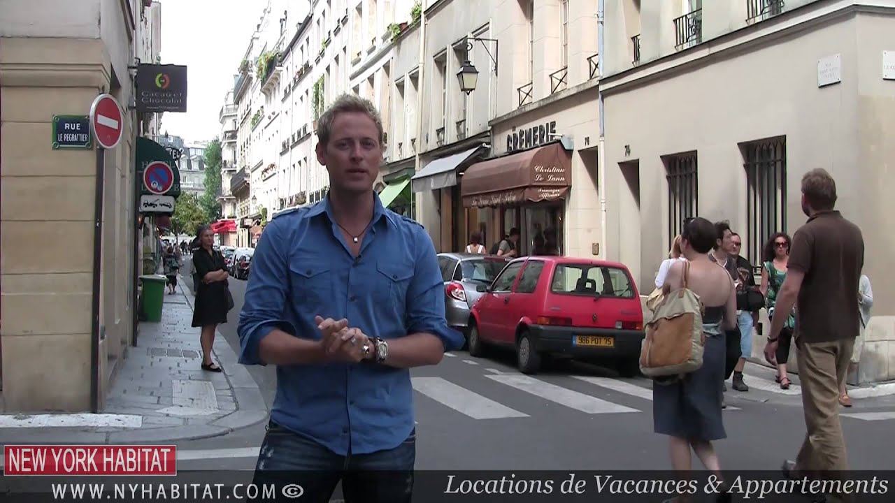 Paris, France - Visite Guidée du Quartier de l'Ile-Saint-Louis