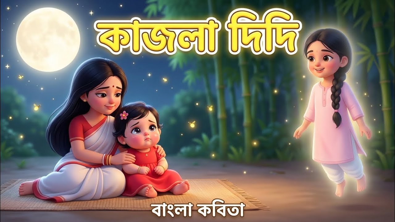 🌙 কাজলা দিদি |✨ Kajla Didi | Bangla Rhymes | Kids Infinite Scroll