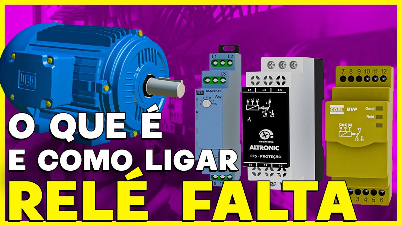 COMO INSTALAR UM RELÉ FALTA DE FASE E O QUE É