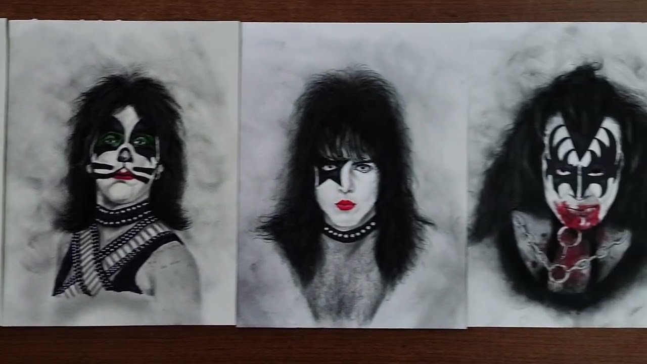 4 portrait commission:KISS